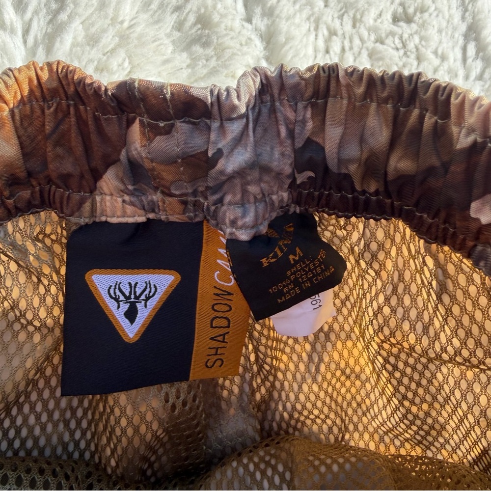 King’s Shadow Camo Kids Boys Girls Medium Camo Hunting Rainwear Waterproof Pants - Picture 3 of 8
